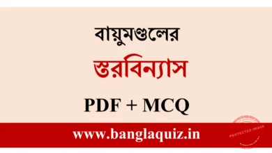 বায়ুমণ্ডলের স্তরবিন্যাস