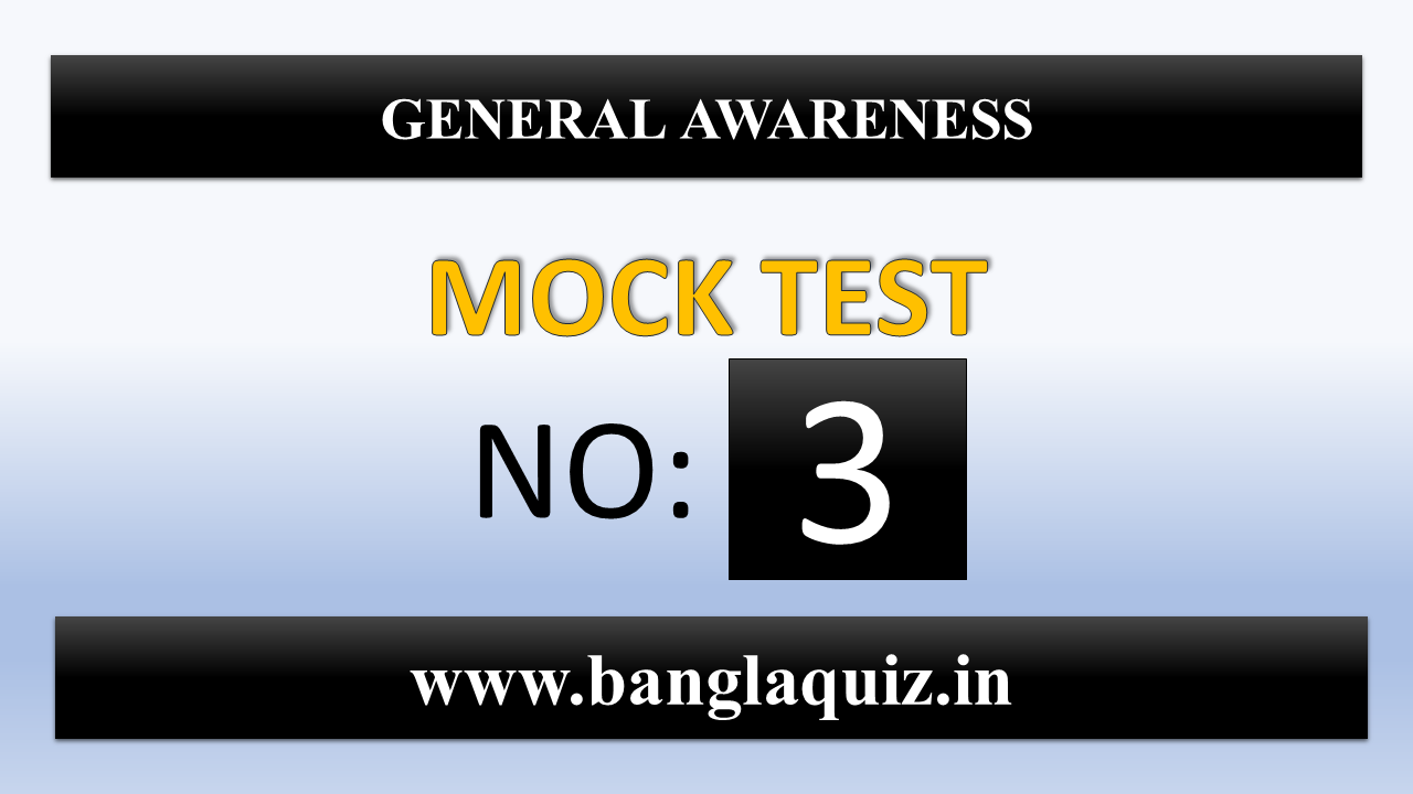 General Awareness Mock test 3