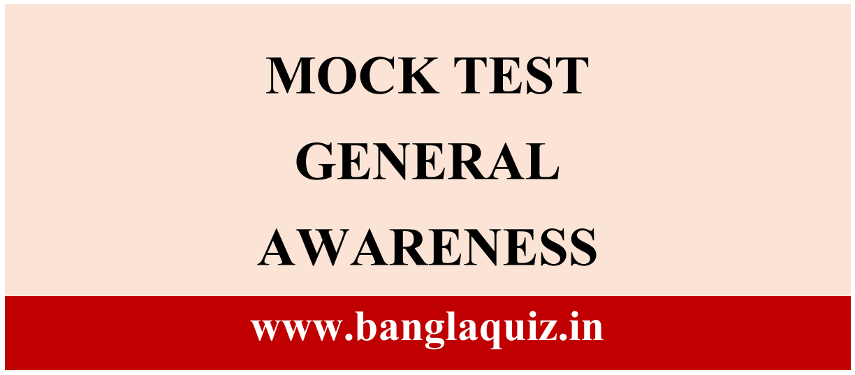 General Awareness Mock test