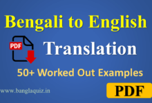 Bengali to English Translation Book PDF