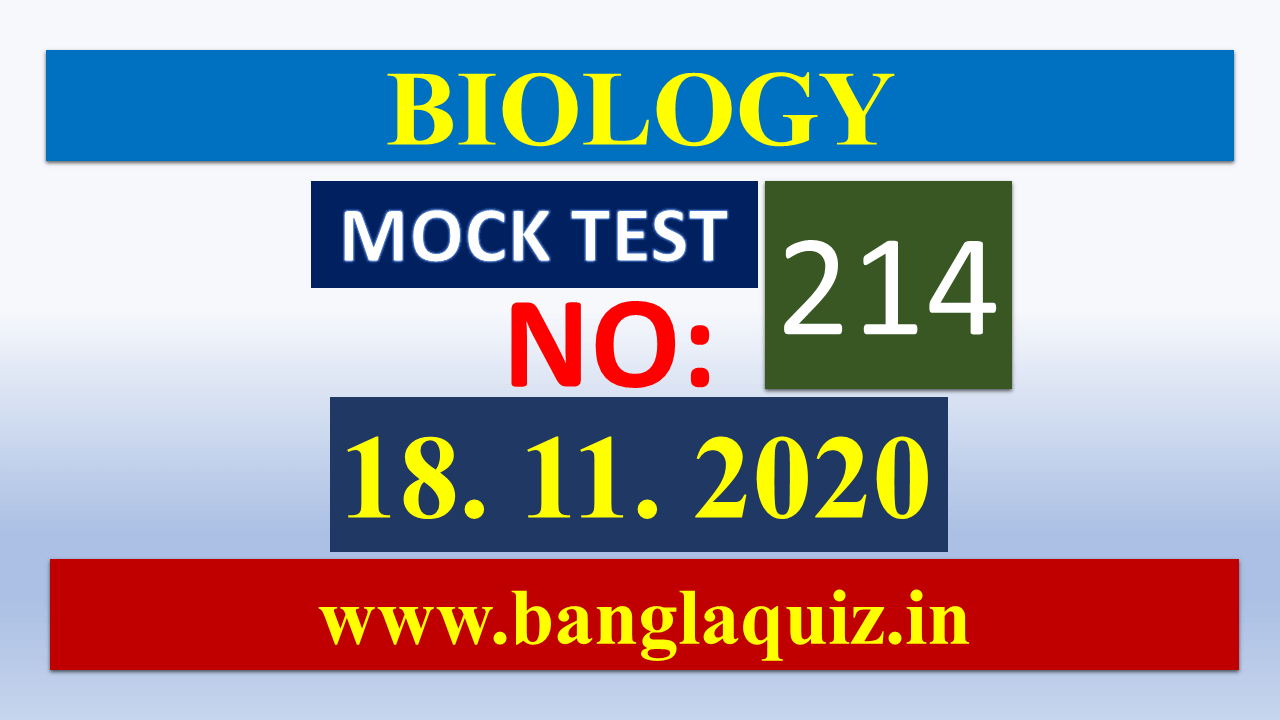 Biology Mock Test