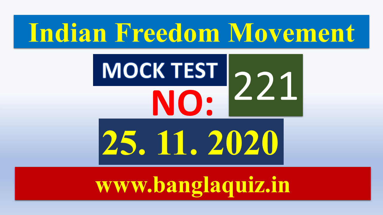 Indian Freedom Movement Mock