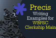 Precis Writing Examples for WBPSC Clerkship Main