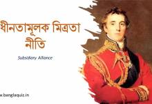 অধীনতামূলক মিত্রতা নীতি