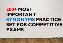 Most Important Synonyms Practice Set