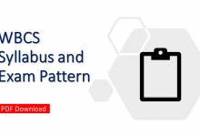 WBCS Syllabus and Exam Pattern