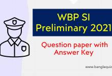 WBP SI Preliminary 2021