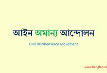 আইন অমান্য আন্দোলন