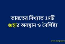 ভারতের বিখ্যাত 25টি গুহার অবস্থান ও বৈশিষ্ট্য