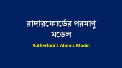 রাদারফোর্ডের পরমাণু মডেল