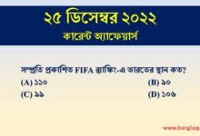 25th December Current Affairs Quiz 2022