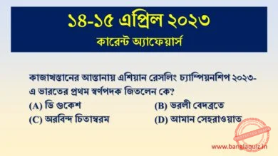 14-15th April Current Affairs